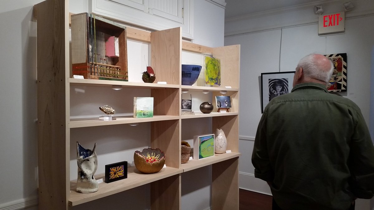 AshawaghHall's tweet photo. Right now at @AshawaghHall - Opening Reception for the 50th Annual Springs Artists' Exhibition! https://t.co/rgcuOjsLcV