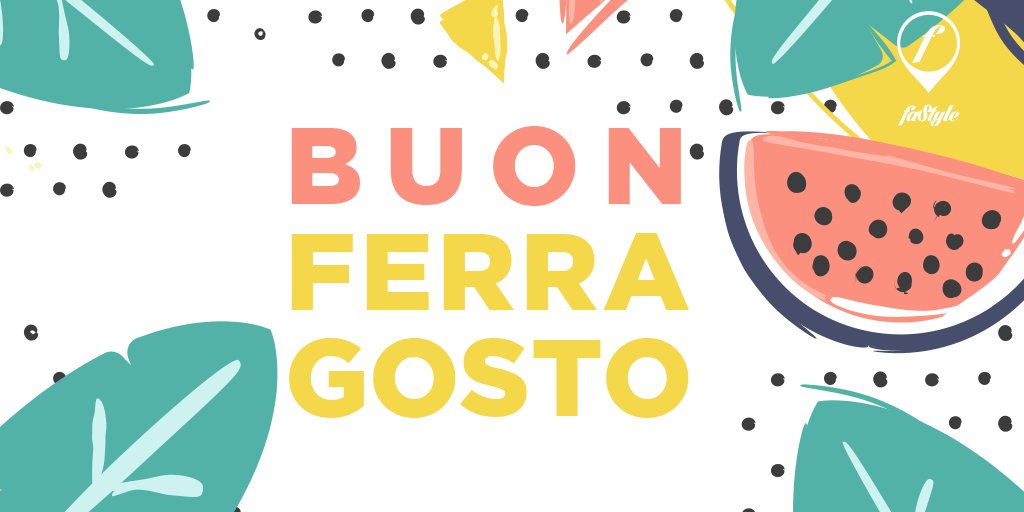 faStyleIt's tweet photo. #15Agosto #BuonFerragosto #estate2017 #faStyle https://t.co/YznBThHtOE