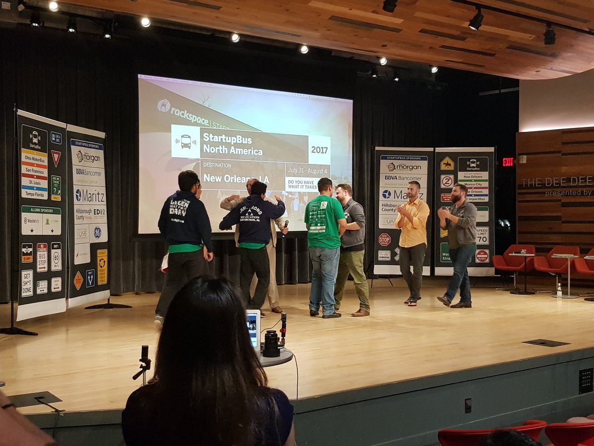 jorge_t_v's tweet photo. @DelCampoAlMerca tercer lugar! Felicidades sigan adelante con su proyecto @StartupBusMX #mexabus2017 https://t.co/pCyJAk4JeH