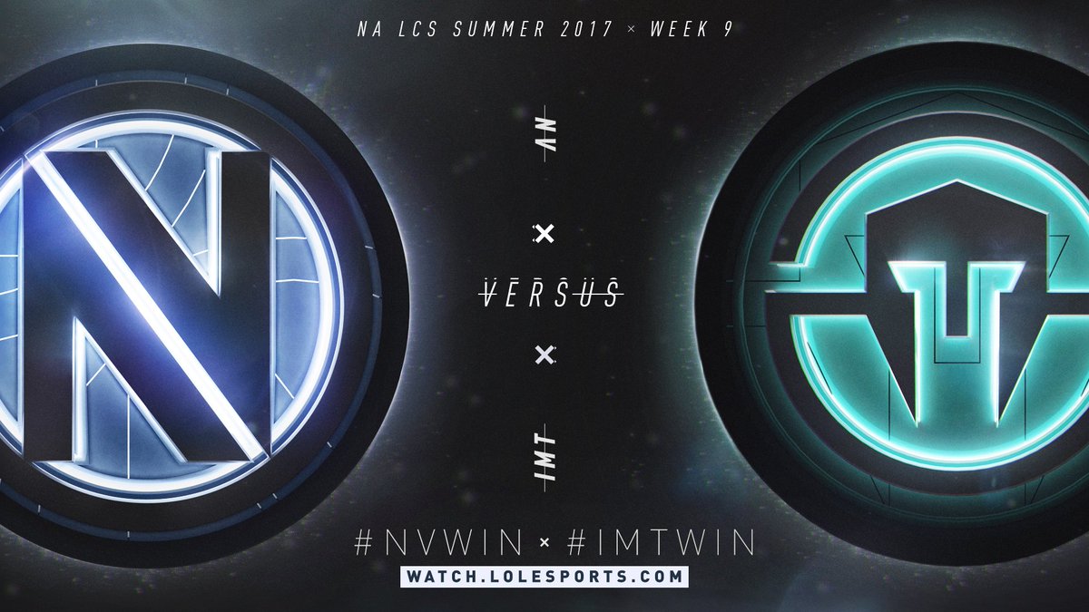 lolesports's tweet image. .@TeamEnVyUs and @Immortals face off in the first match of week nine! #NALCS

Tune in at: watch.na.lolesports.com/en_US/nalcs1/en