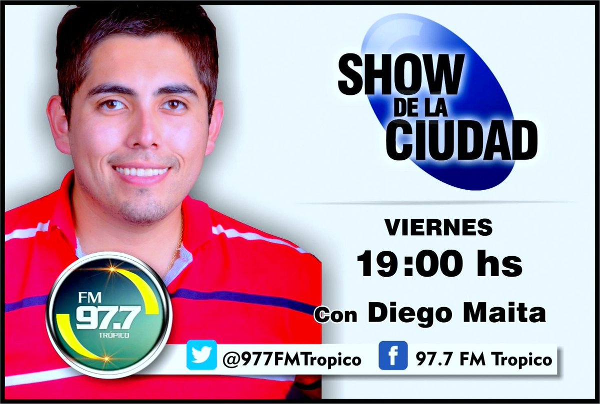 showdelaciudad's tweet photo. #AGOSTO en @977FMTropico 
Te acompañamos en la #Radio
#ShowdelaCiudad
Musicaliza e Informate hasta las 21
SUMATE > https://t.co/KIOBEwa5Xz https://t.co/iTuT0fUgfJ