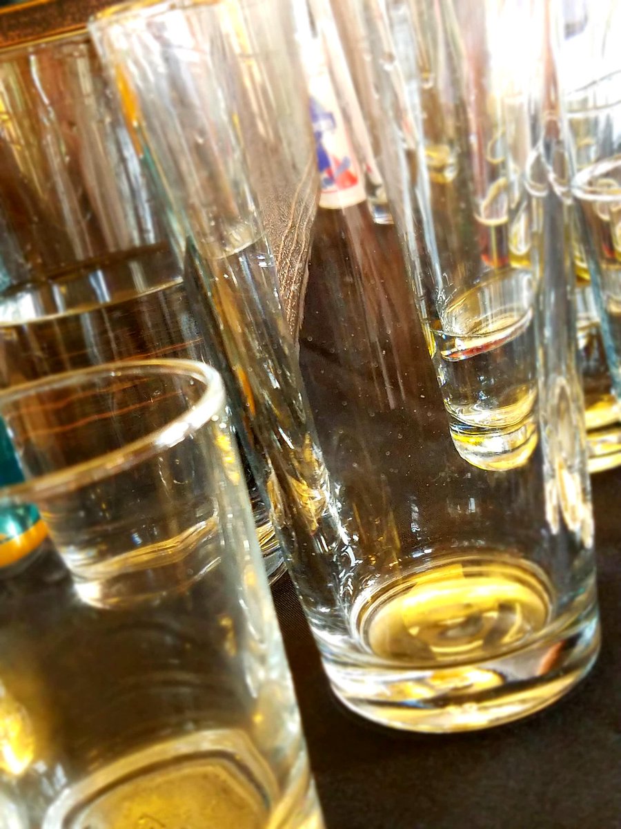 Empty glasses equals lots of beer tasted! #BBC17 #VisitMKE #Milwaukee #beer #beerbloggers