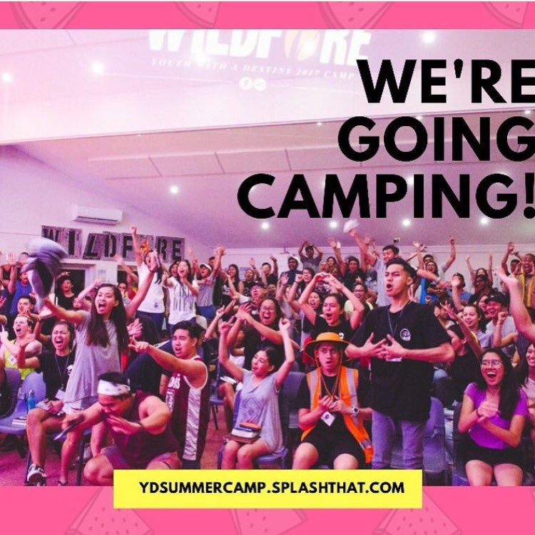 fcfchurchyd's tweet photo. YD SUMMER CAMP 2018 IS COMING! Register now for the early bird price of $170! And... it's 4 DAYS. We TOLD you the surprise was worth it. 😜 https://t.co/hZkU0FPW6I