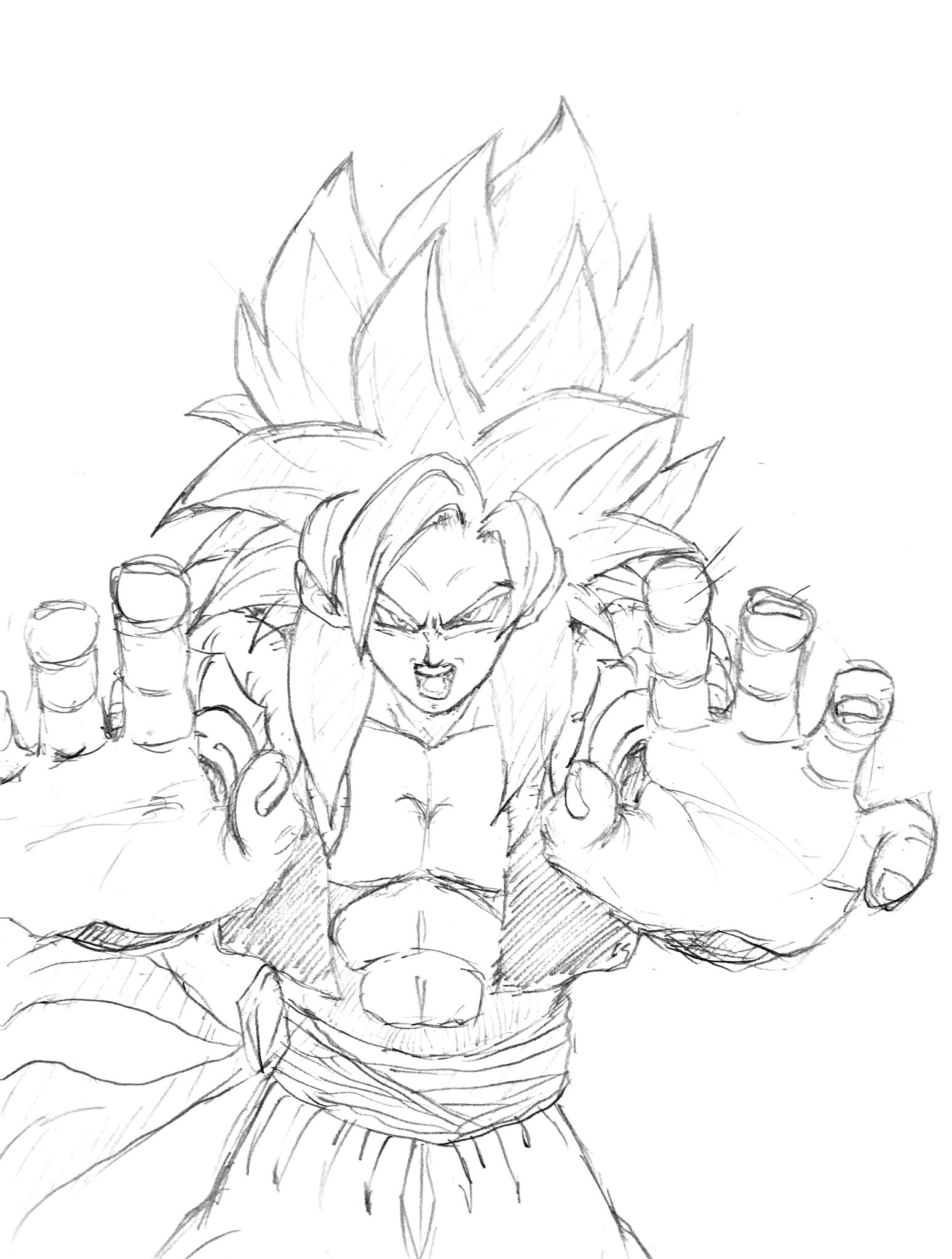 Kid Sur Twitter 100倍 ビッグバンかめはめ波ァー ドラゴンボール イラスト ゴジータ 超サイヤ人4 最強無敵の究極フュージョン T Co Kgquttvuei Twitter