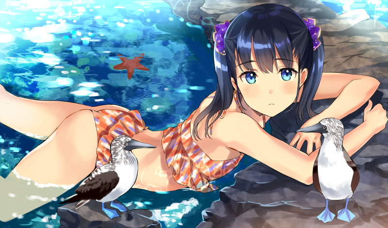 「夏のマーメイド 」|たん旦🐫3/25三人カノジョ発売のイラスト