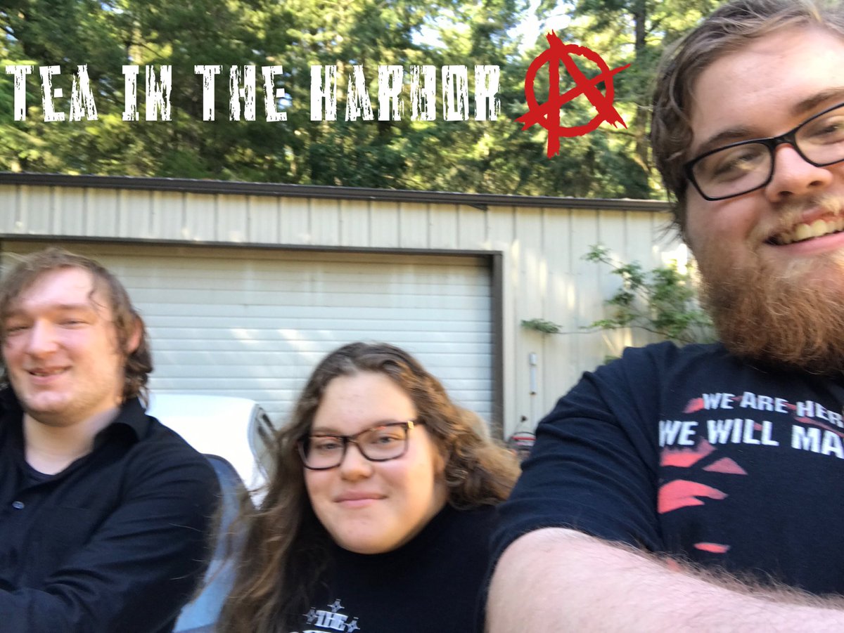 tith_official's tweet photo. We are Tea In The Harbor! Rebel rock n' rollers from the heart of Olympia. Rock with us! https://t.co/feTR6e9uIg
