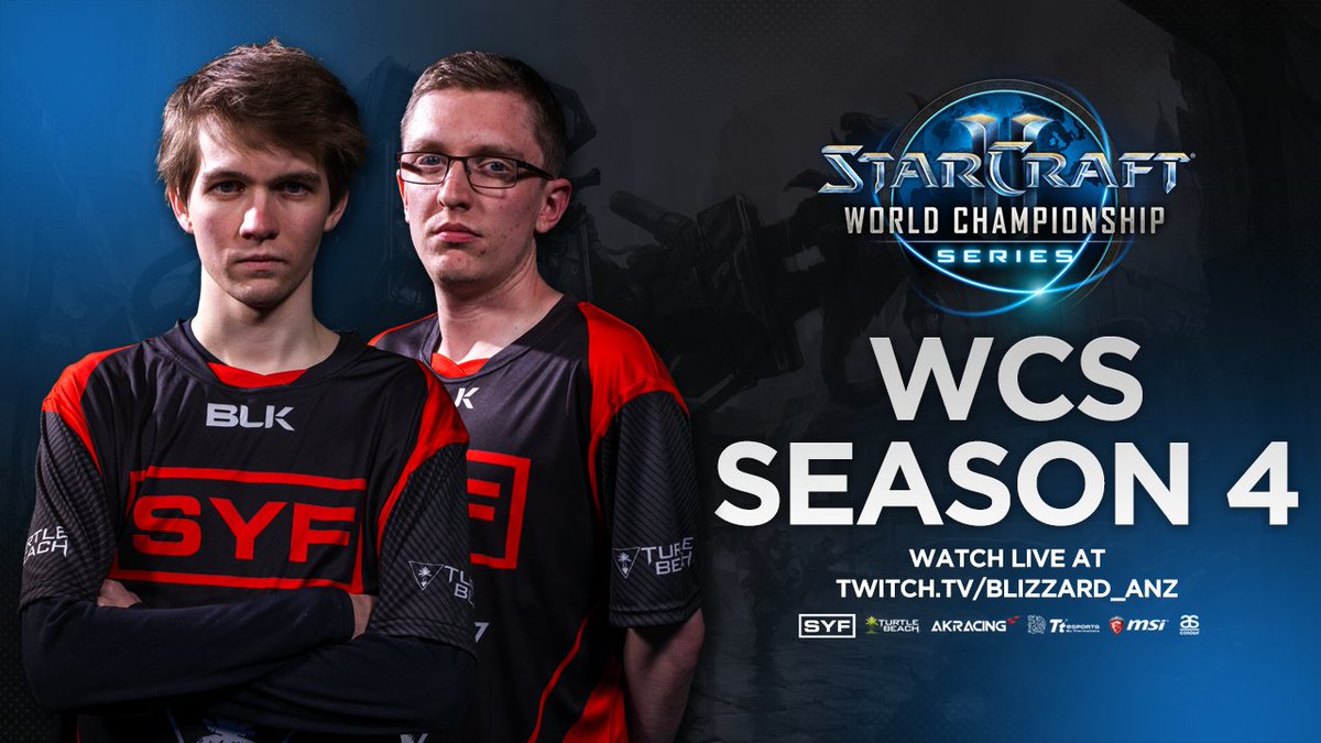 SYFGAMING's tweet photo. [#SYFSC2] Congratulations to @syfMightyKiwi and @syfCrimson on qualifying for the WCS Season 4 in Sydney. https://t.co/a6v1aBAuGS