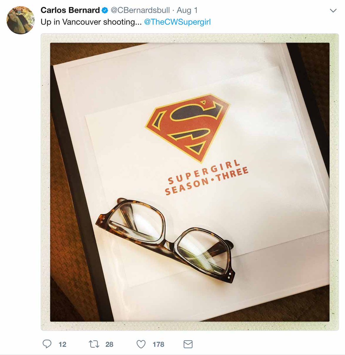 BREAKING NEWS! Maggie Sawyer's father is <a href="/CBernardsbull/">Carlos Bernard</a> and will visit National City soon! Read more here: supergirl.tv/maggie-sawyer-…