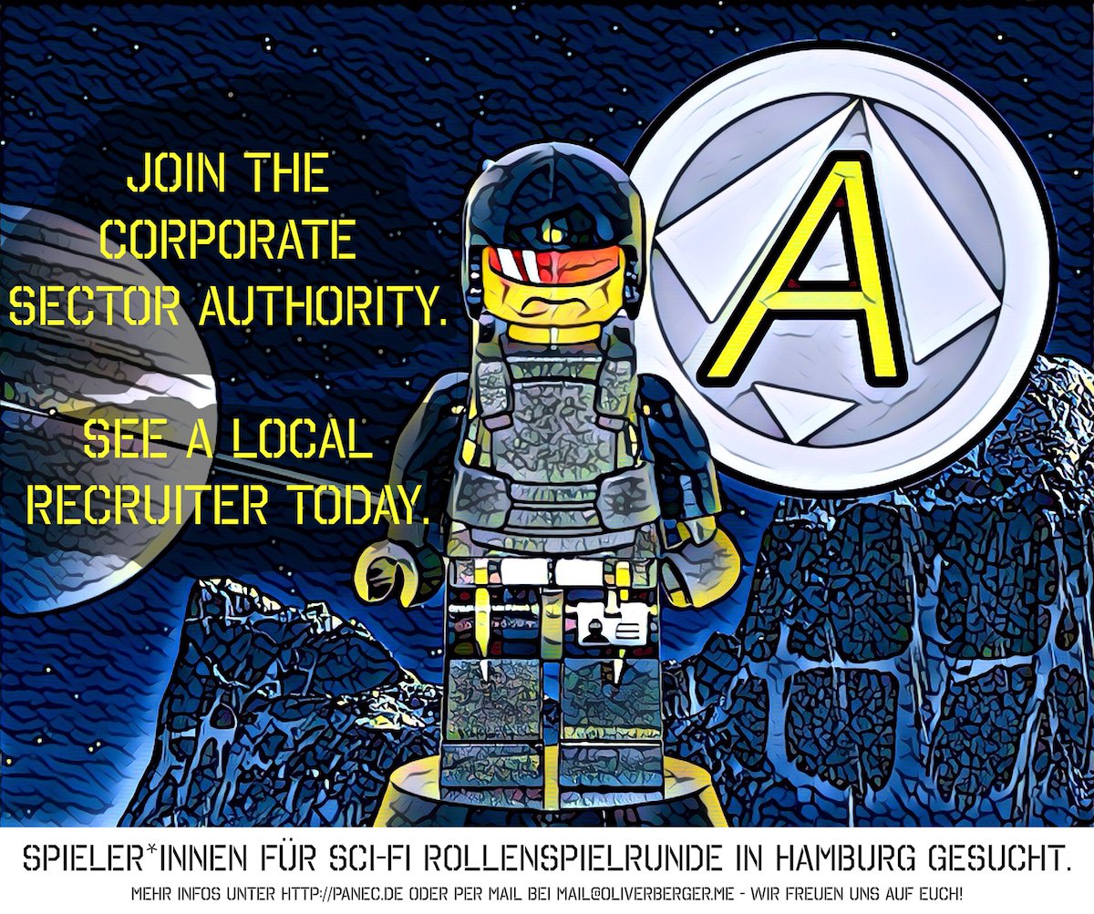 Wir #suchen aktuell Mitspieler*innen (ab 24 Jahren) für unsere regelmäßige #SciFi #Rollenspiel-Runde in #Hamburg! Wer kennt wen? Pls RT.