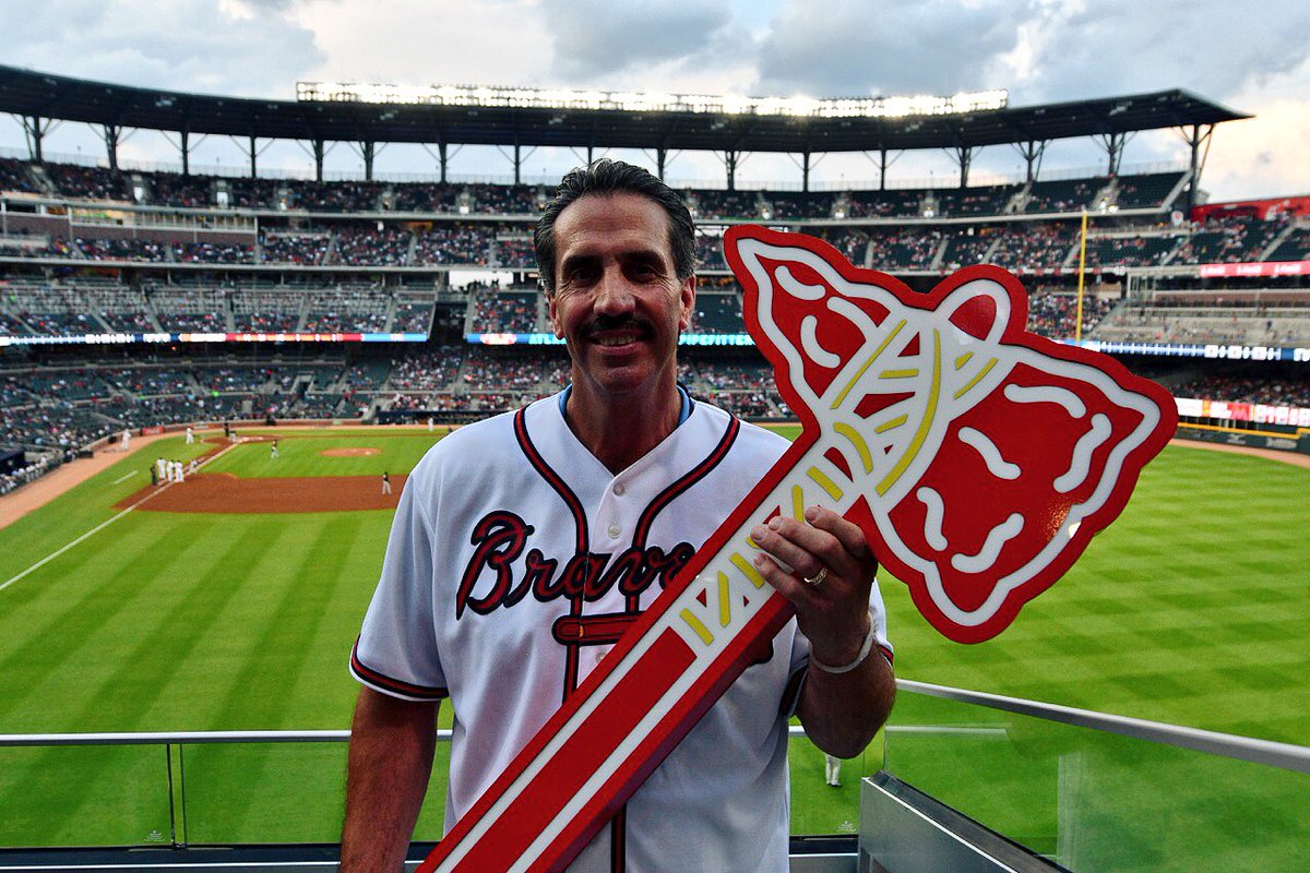 Atlanta Braves on X: Getting the Chop started tonight: Sid Bream
