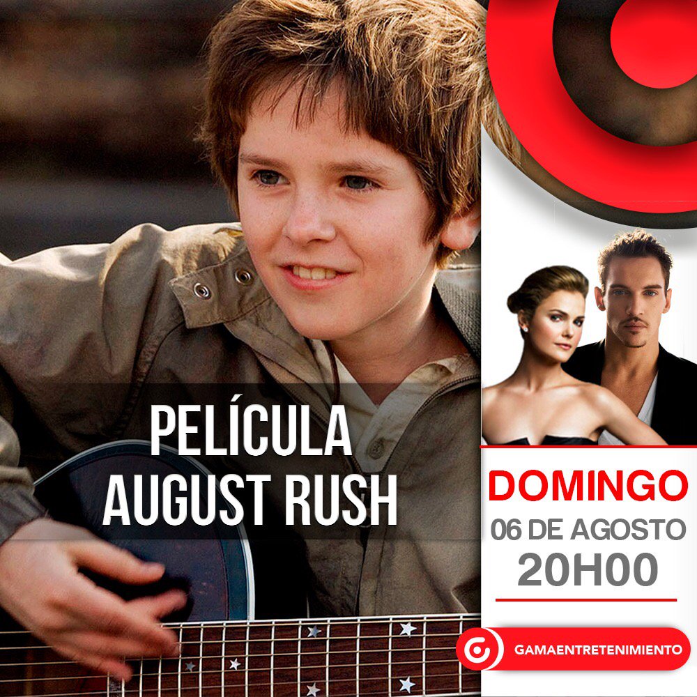 GamavisionEcu's tweet photo. #Película | Deja que los sueños se sientan por medio de las melodías en #AgustRush.
¡Domingo, 20h00! https://t.co/AAz0VkcDtM