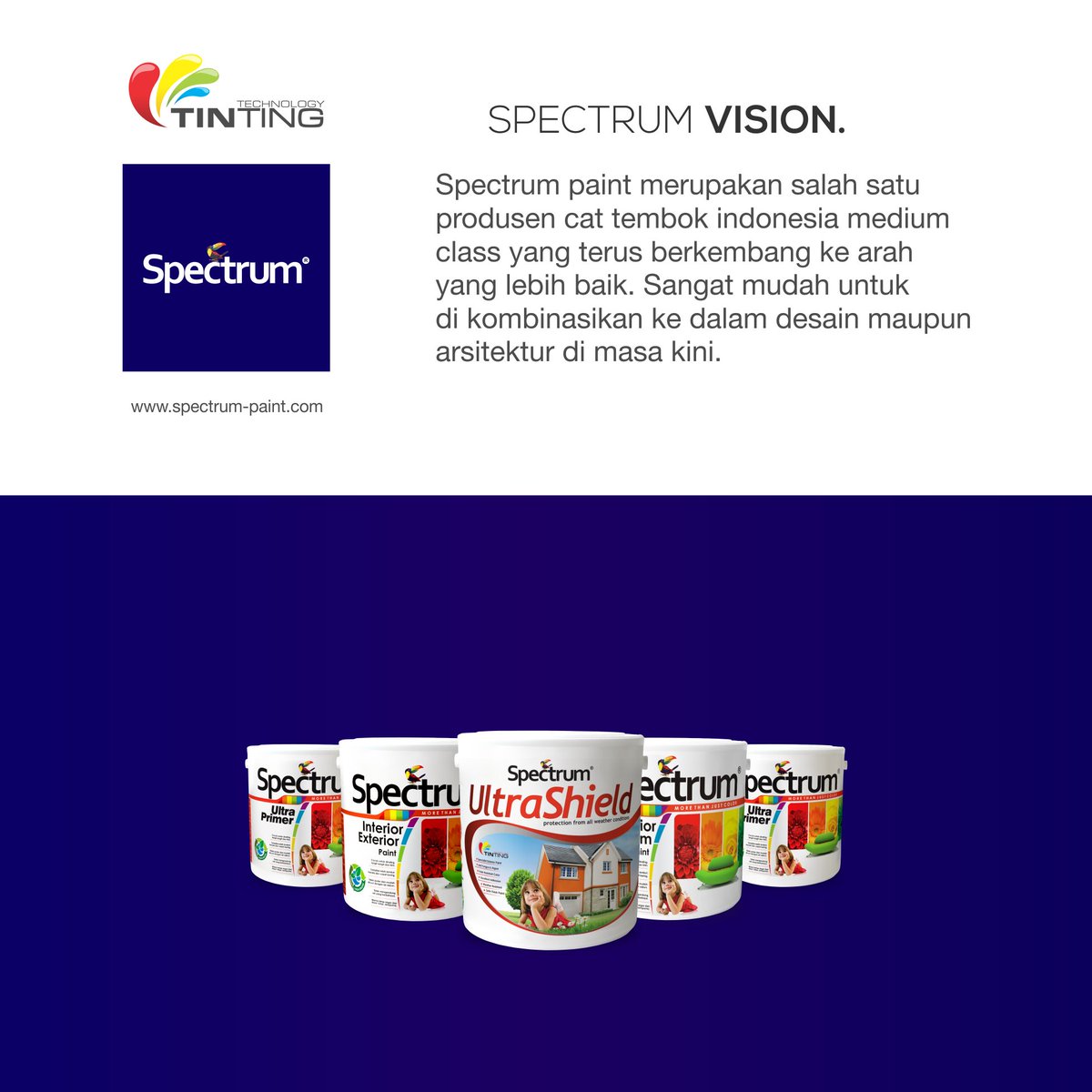 58+ Gambar Rumah Cat Spectrum HD Terbaik
