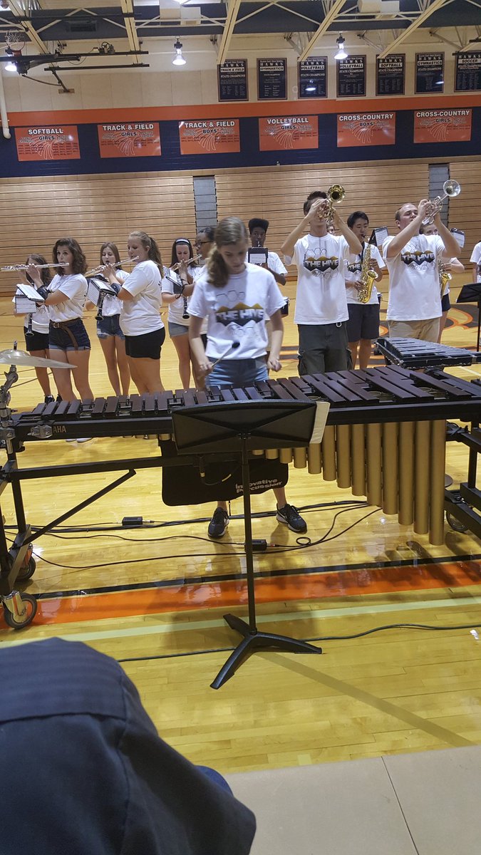 It's going to be a great senior year. So excited for Olathe East Band Brigade. Awesome fundraiser tonight!