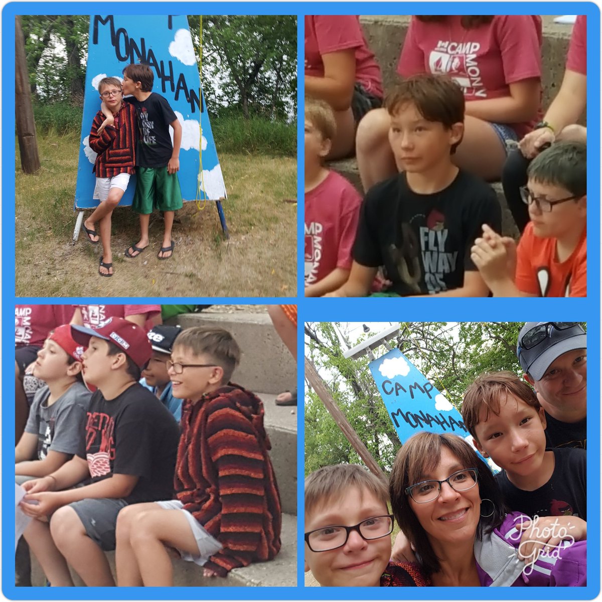 Mtfield5339's tweet photo. Another week of camp memories for my boys.  The last camp together.  Thanks @CampMonahan ! https://t.co/rMc4WP3P4D