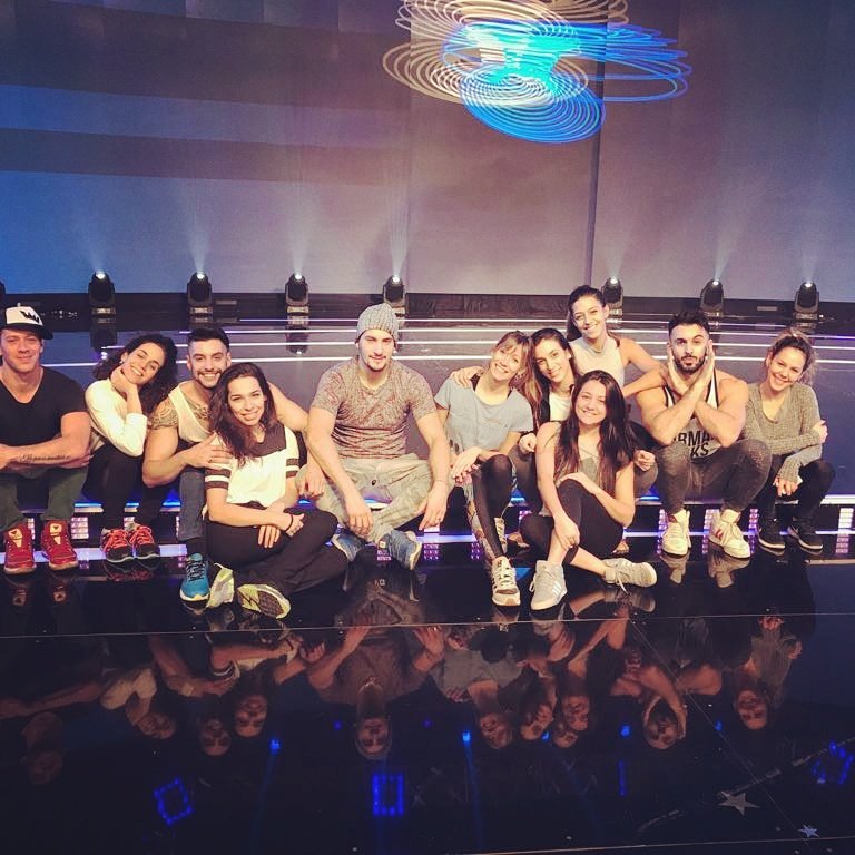 Ensayando con estos genius #susana