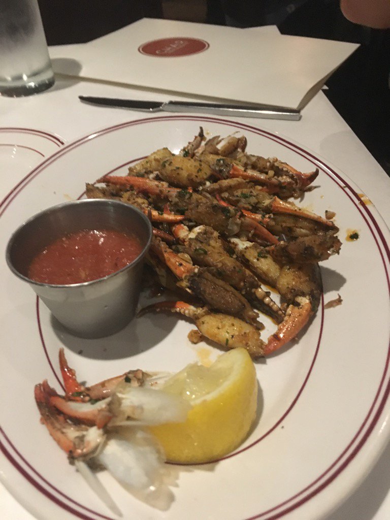 erngate's tweet photo. Sautéed crab claws at #Char in Memphis https://t.co/eVqnDXgmOP