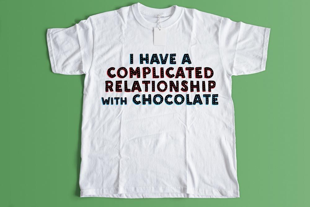 copperstar's tweet photo. #Chocolate and I have a #Complicated #Relationship #Tshirt #Mens &amp; #Womens Sizes Available on @amazon https://t.co/fgo5BgCQad https://t.co/u3OtTsKOi4