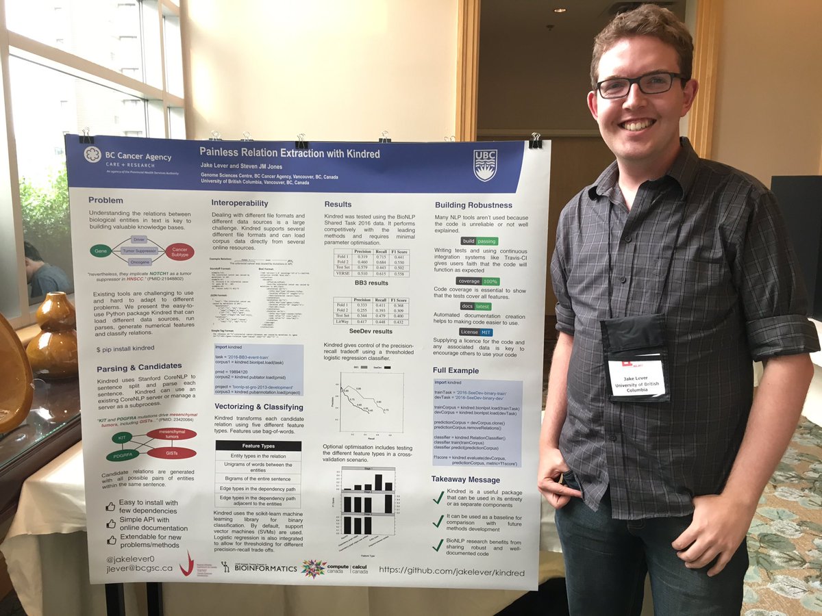 BioNLProc's tweet image. Many interesting papers presented as posters at the #bionlp workshop on information extraction. Had a great time chatting. #acl2017nlp