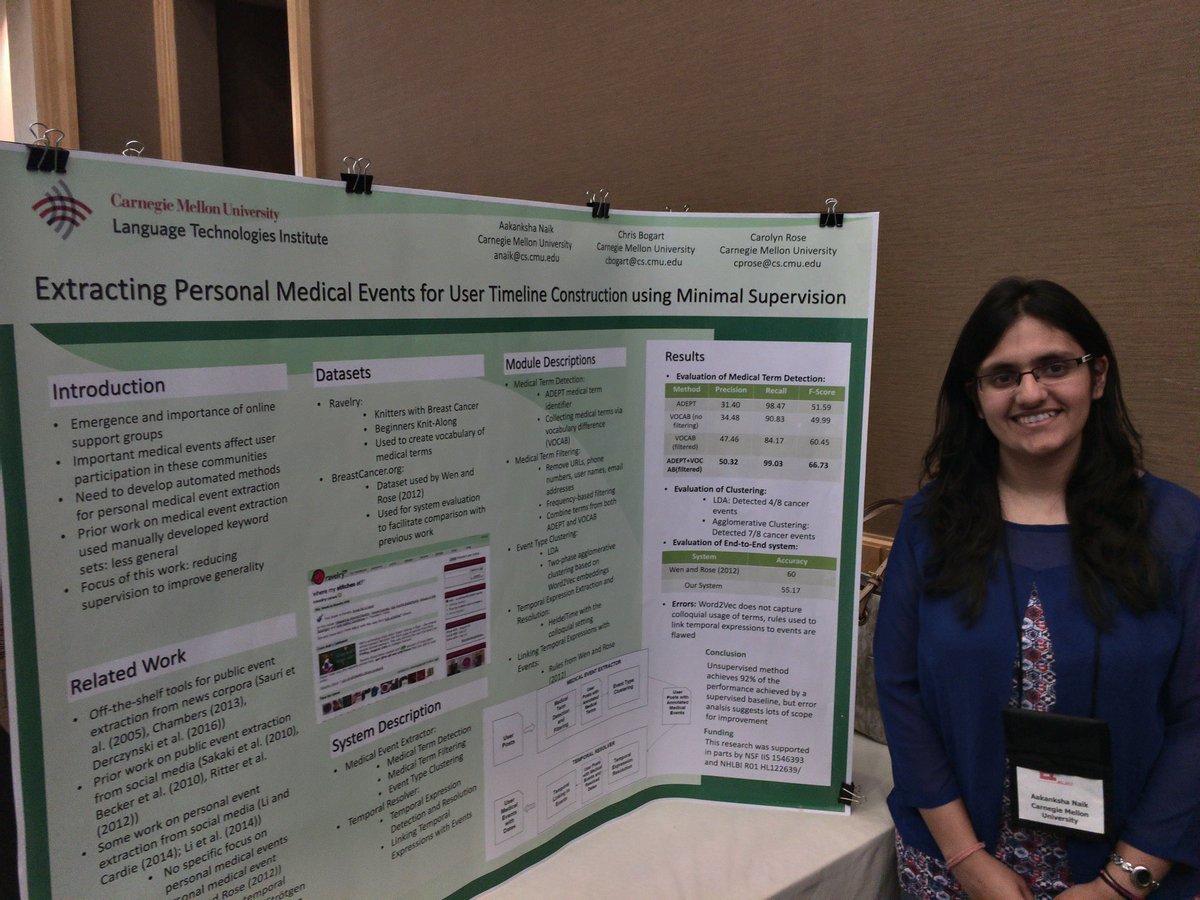 BioNLProc's tweet image. Many interesting papers presented as posters at the #bionlp workshop on information extraction. Had a great time chatting. #acl2017nlp