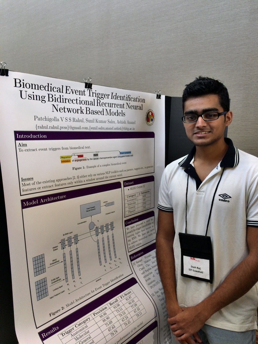 BioNLProc's tweet image. Many interesting papers presented as posters at the #bionlp workshop on information extraction. Had a great time chatting. #acl2017nlp