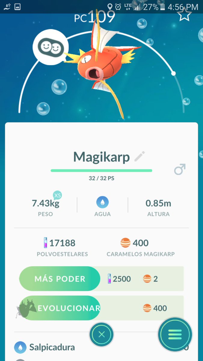 rafgrra's tweet photo. Bueno Magikarp, te llego la hora, Welcome Gyarados @POKEMON_GOPA @Team_Valor_PA @Team_Mystic_PA @MYSTIC7 https://t.co/bEcs9duYH9