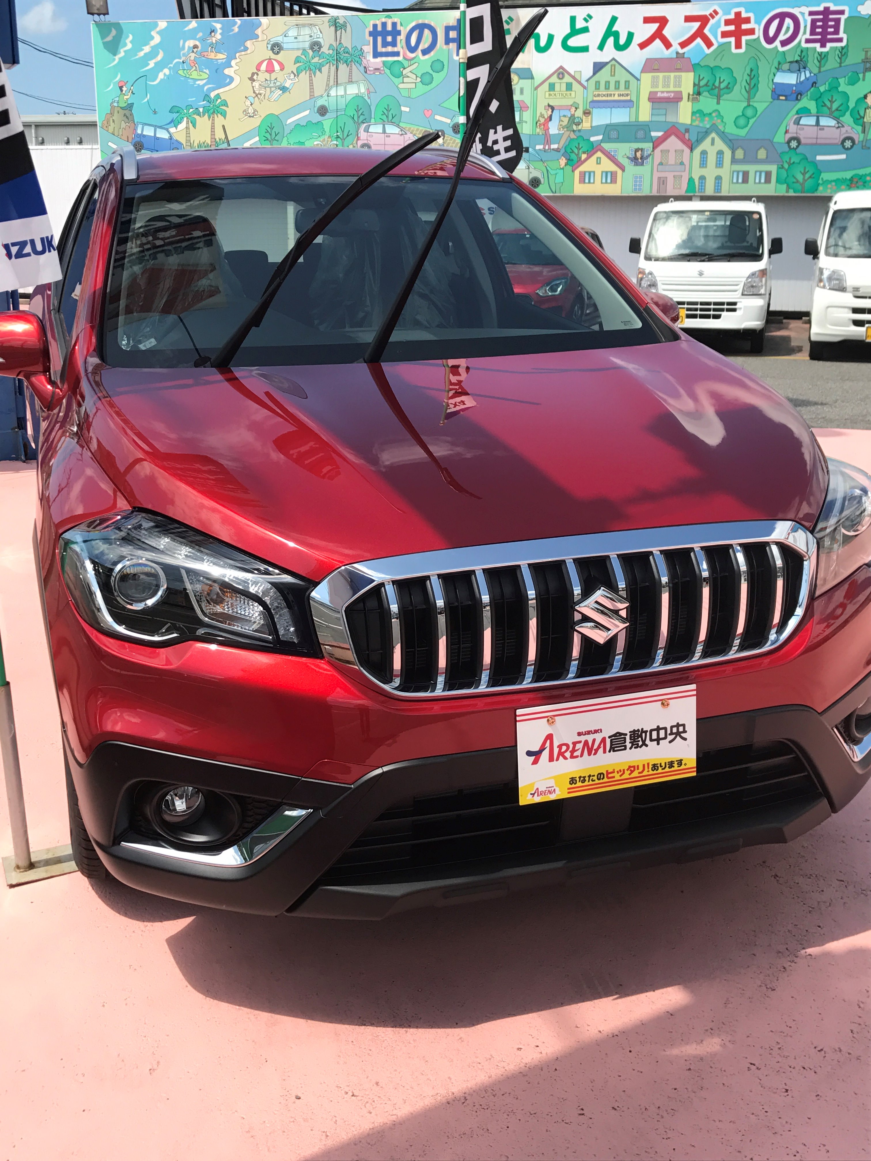 ট ইট র 中央スズキ販売株式会社 Sx4 S Cross エナジェティックレッドパール 4wd 6at 1600cc がお店にきましたー 当店ではマイナーチェンジ前のs Crossも展示しております ぜひ比べてみてください 中央スズキ販売株式会社 スズキアリーナ倉敷中央