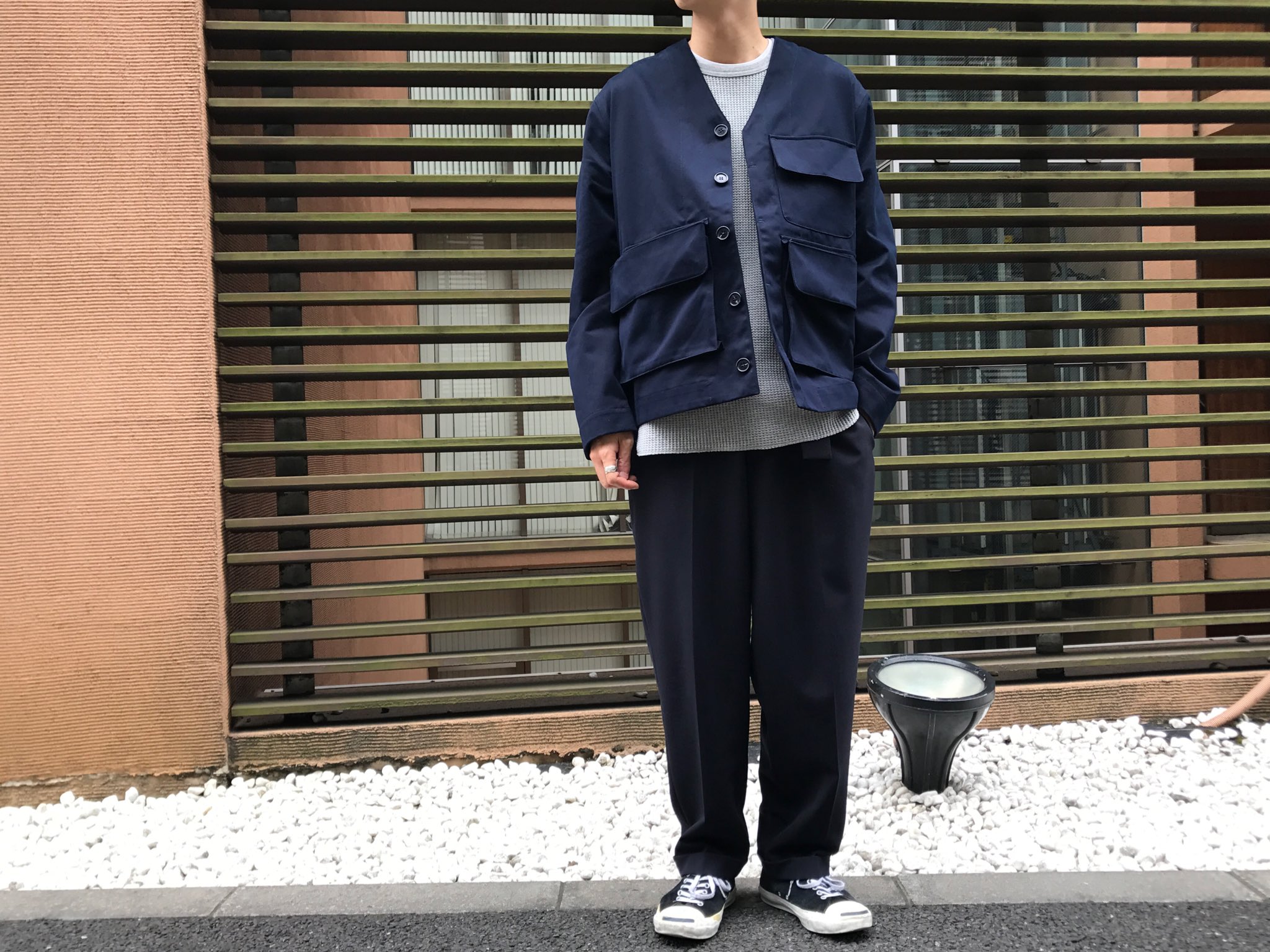 STUDIO NICHOLSON main jacket ノーカラージャケット STUDIO NICHOLSON（スタジオニコルソン）の「＜STUDIO NICHOLSON