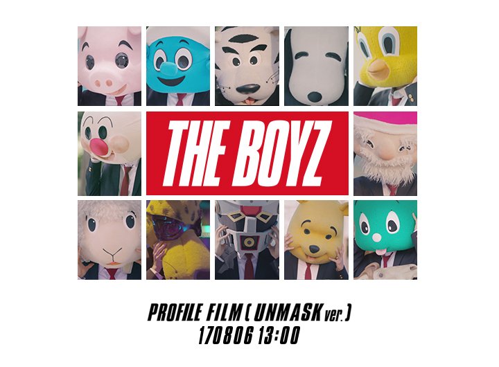 officl_theboyz's tweet photo. 더보이즈(THE BOYZ) 'PROFILE FILM (UNMASK ver.)' 
8월 6일 13시부터 더보이즈 공식 인스타그램을 통해 순차적으로 공개됩니다.

▶ 더보이즈 공식 인스타그램(https://t.co/RYdeG9STpL) https://t.co/mIgJfRG7Ra