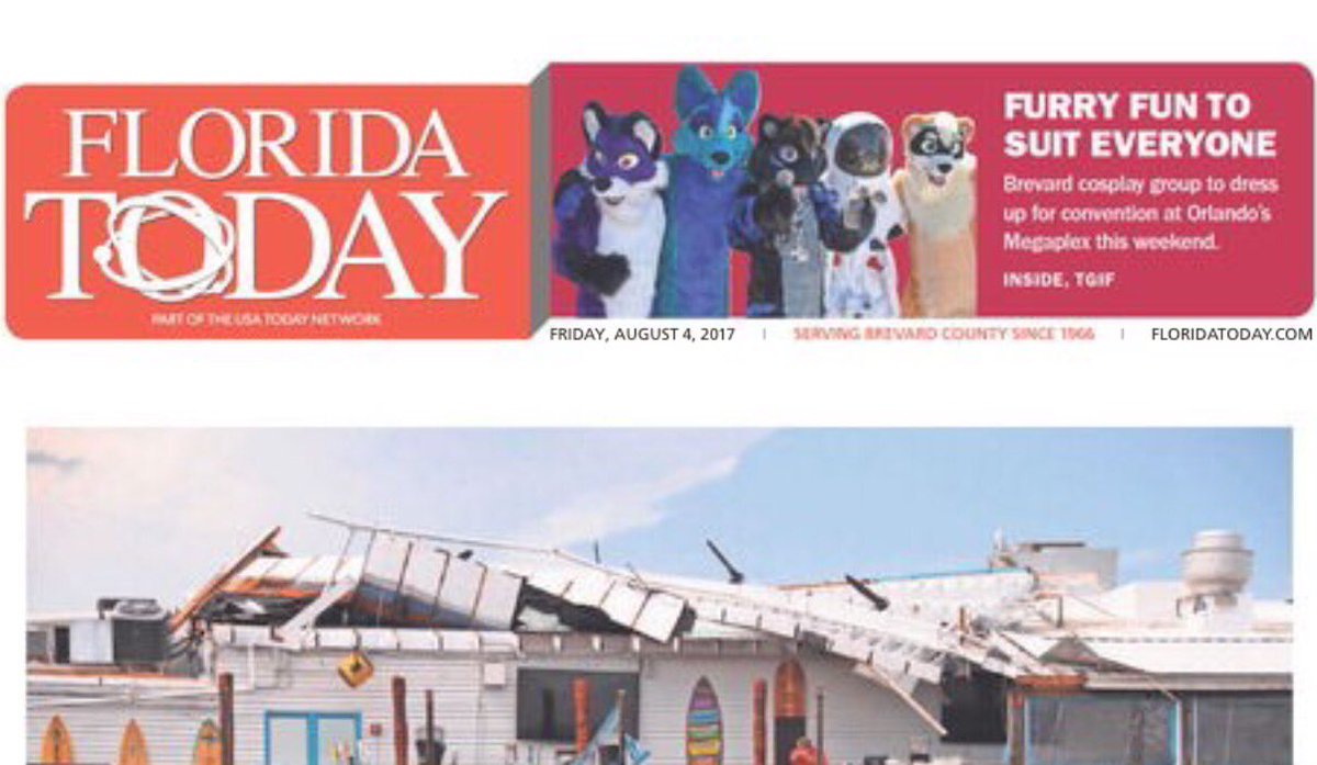 byjensangalang's tweet photo. Party w/the #furries! 😻We support #furry #cosplay 🦄@Florida_Today @AgentofMirth @MegaplexCon @heathchapman321 #floridatoday #frontpage #news https://t.co/IVF6RH4iwB