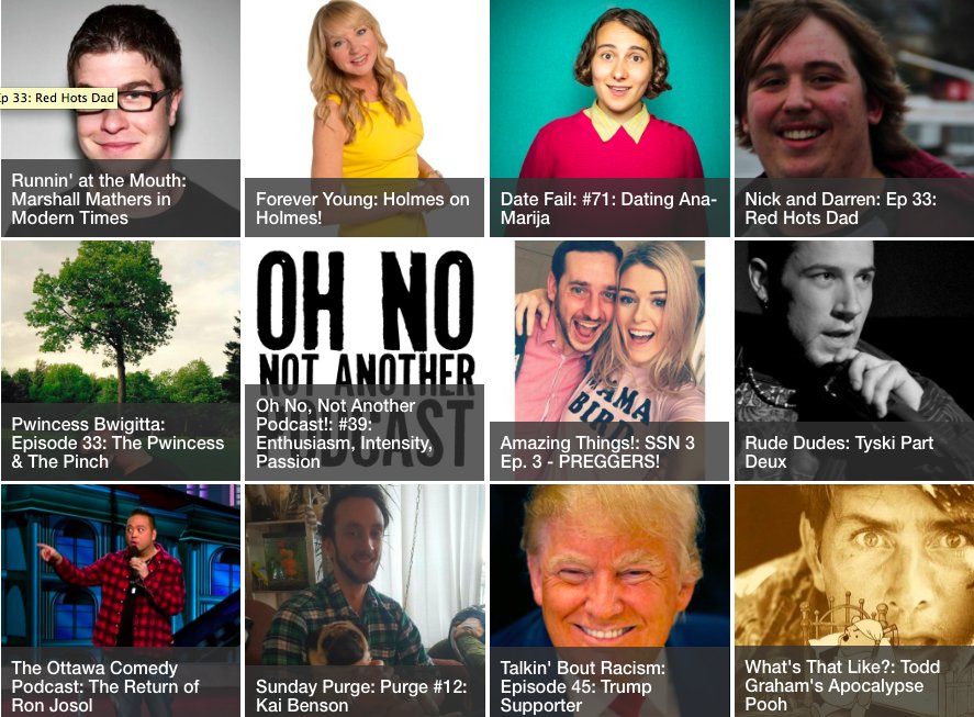 #FF .<a href="/RunninMouth/">Runnin' At The Mouth</a> <a href="/cockdestroyer/">Cockdestroyer</a> <a href="/AmazingThingsss/">AMAZING THINGS</a> <a href="/pwincesspodcast/">Pwincess Bwigitta</a> @NickAndDarren @ComicDeanYoung #Comedy #podcasts talkhole.co
