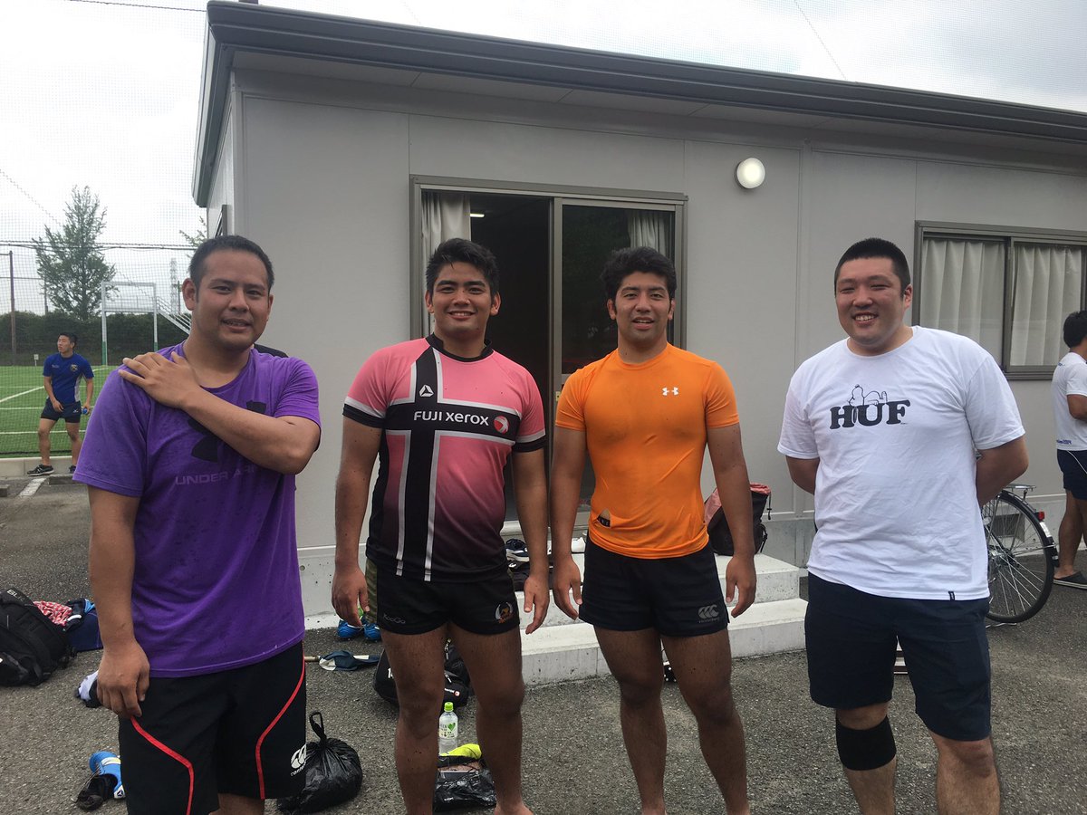 國學院大學ラグビー部 A Twitter 富士ゼロックスラグビー部の皆さんと合同練習を行いました 國學院大學ラグビー部のobの皆さんをご紹介致します 右から附田秀樹さん 長岡純也さん 岩元大周さん 平島優さん 富士ゼロックス ラグビー部hp T Co Hlltnck7fo