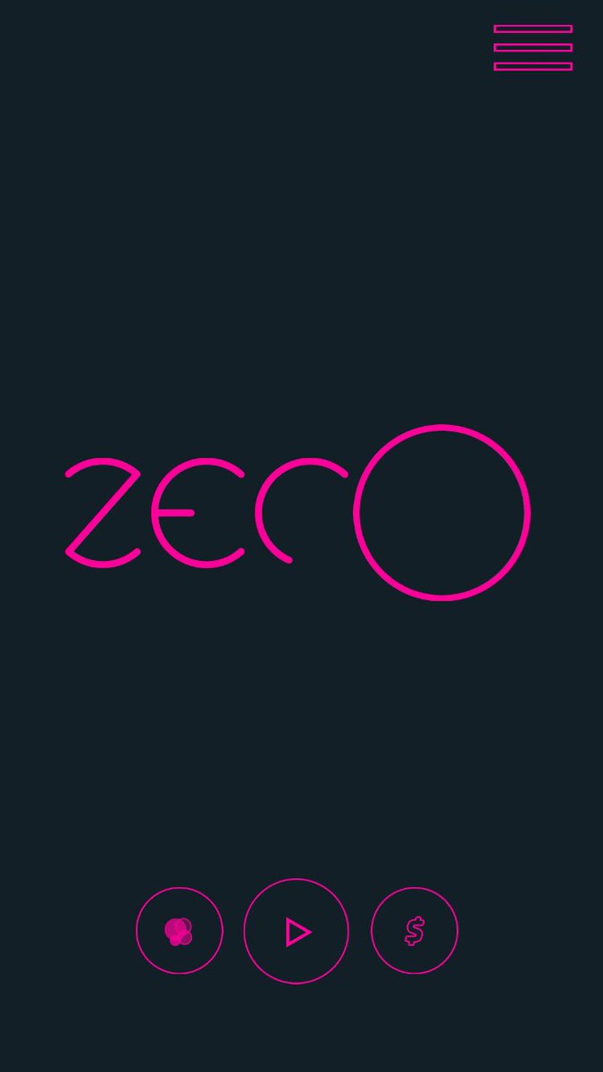 deadjam's tweet photo. #screenshotsaturday Here is the most exciting &amp; dynamic screen Twitter has ever seen! I give you the home screen from Zero Fun 🎉 #zer0game https://t.co/UoQV7iK8cc