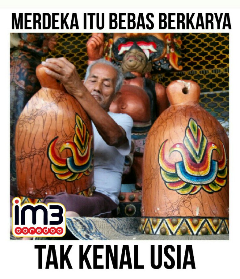 gonangbudianto's tweet photo. Merdeka versiku adlh saat kita bebas berkarya hingga ujung usia @IndoSemarSakti @arena_musik #iringMerahPutih https://t.co/Ts4gLtg9iH