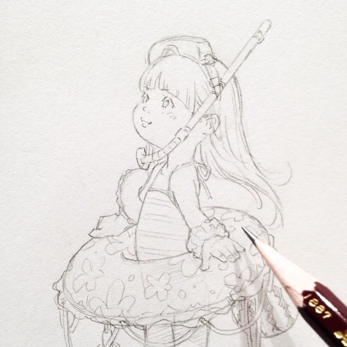 【夏休みラクガキ教室】
子供を描こう✍️ 
