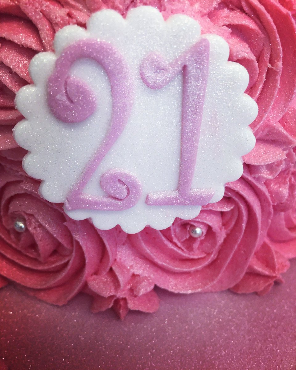 vickispongecake's tweet photo. 21st birthday princess cake! #princess #cake #ombre #pink #swirls buttercream #tiara #glitteroverload https://t.co/fn5woddN8g
