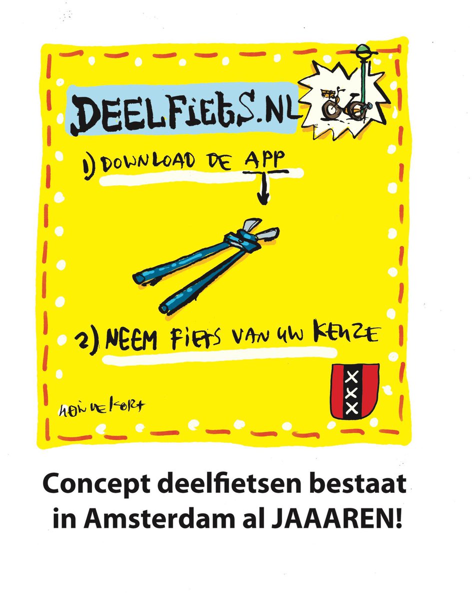 De deelfiets, die bestaat toch al jaren? <a href="/heindekort/">Hein de Kort</a>