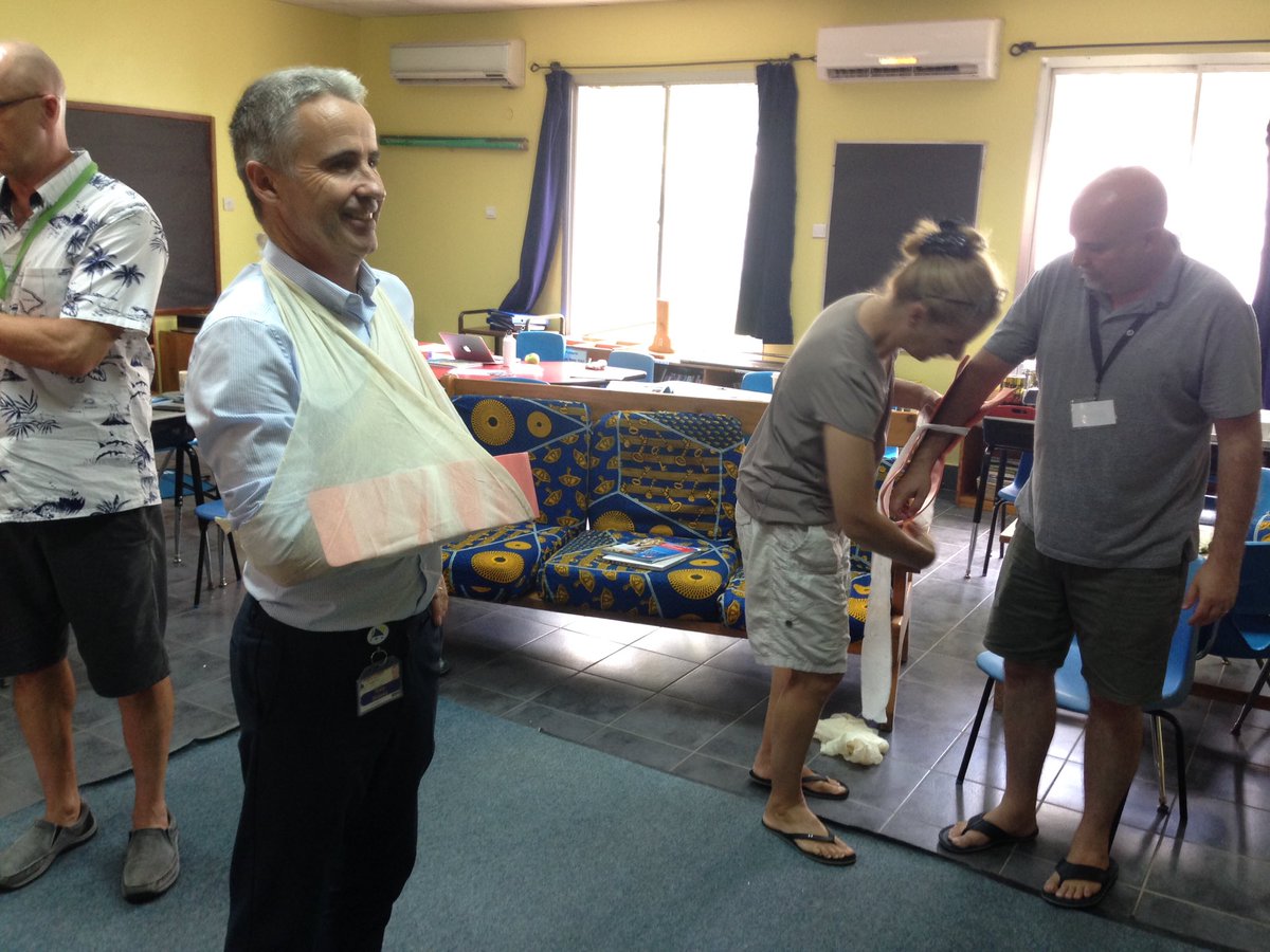 PEIsaacR's tweet photo. IST elementary staff completing their first aid training #istafricalearns #lifelonglearners #emergencyfirstresponder https://t.co/5tk12i1yIu