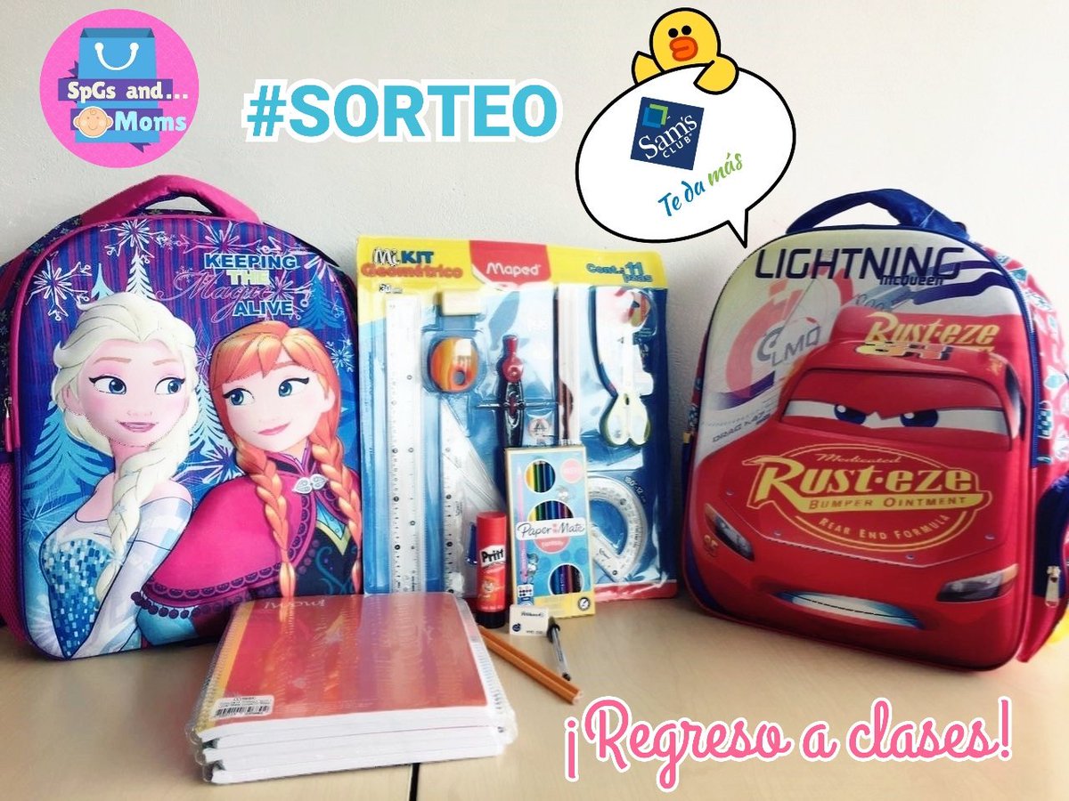 marcelamugamx's tweet photo. #CDMX Participa para ganar uno de los 5 kits que tenemos para este #RegresoAClases. #SamsClubTeDaMás 🎒🎨🖍️📒📓  https://t.co/d6LieoIDOK https://t.co/yjIGxoqNsy
