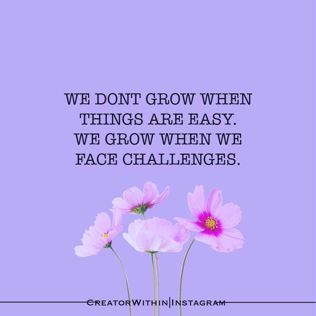 Creatorwithin7's tweet photo. Challenges help us Grow ☀️
#goodmorning #SaturdayMotivation #MotivationalQuotes #challenges #grow #mindfullness #willpower #goals #inspired https://t.co/103ohLrZ0m