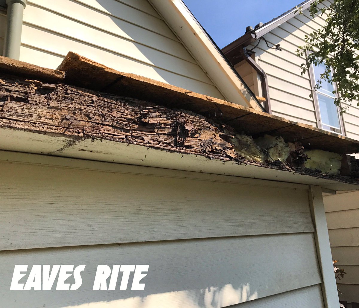 eaves_rite's tweet photo. Fight the Rot with aluminum cladding. Yes, your home may be rotting as we "speak"! #fascia #soffit #1908 #fixerupper https://t.co/LSBxXpaSQF