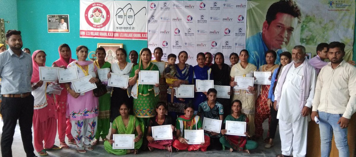 krnkk70's tweet photo. Certificate Ceremony of SSC Agriculture(Gardener) under @PMKVY2 @SKILLINDIA @NSDC_ua @rajivprataprudey @PMOIndia https://t.co/No9Y2U4gnv