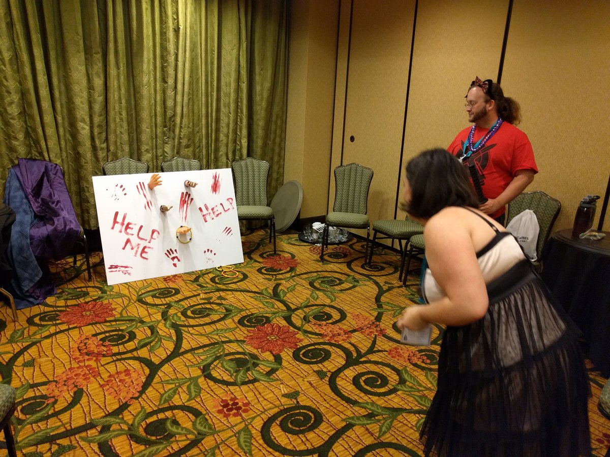 RustCityBookCon's tweet photo. #RustCity17 #shenanigans https://t.co/plV3XTSVs4