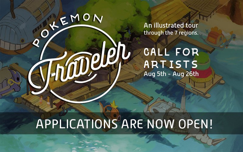 CALL FOR ARTISTS! Applications for the Pokemon Traveler Fanbook are now open! Apply here: goo.gl/forms/JNtx1Wmg…