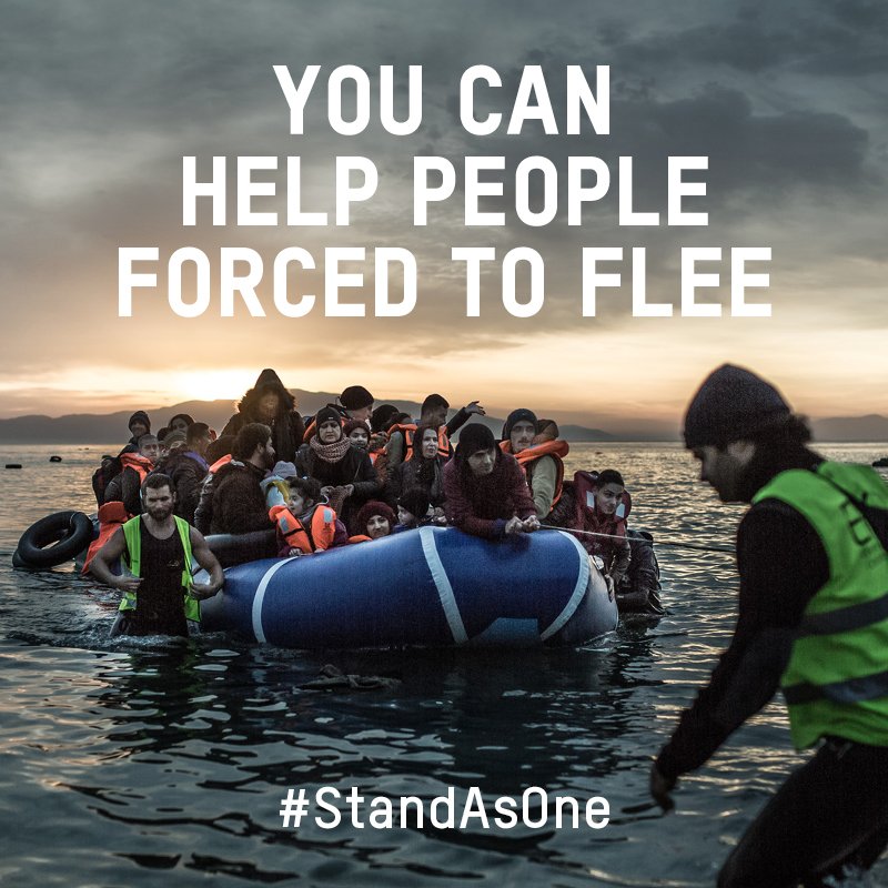 #Refugees are ordinary people who have seen their lives destroyed by circumstances beyond their control: oxf.am/Zaqx #StandAsOne