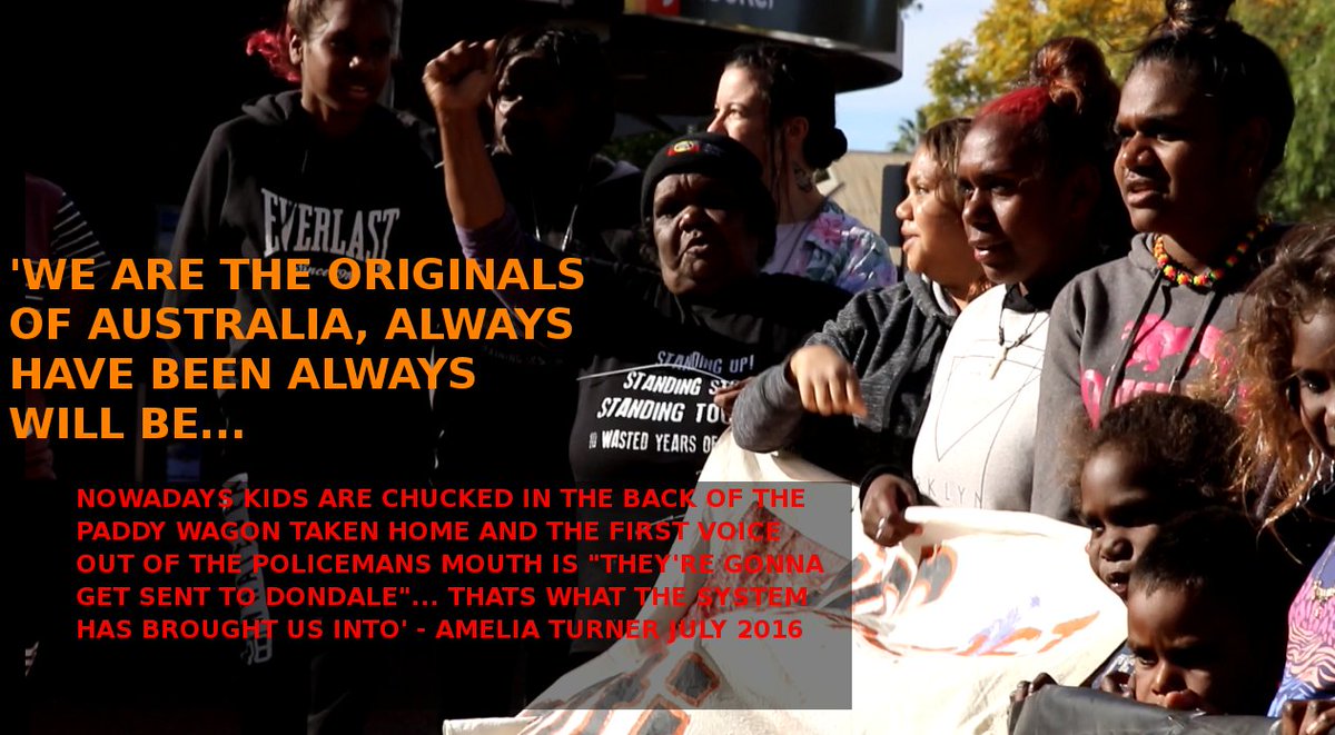 ShutYouthPrison's tweet photo. Arrernte Woman Amelia Turner speaks out day after #4corners Australias Shame aired #DonDale #NTRC https://t.co/LrRZznDrse #AliceSprings https://t.co/vBmshs4OZc