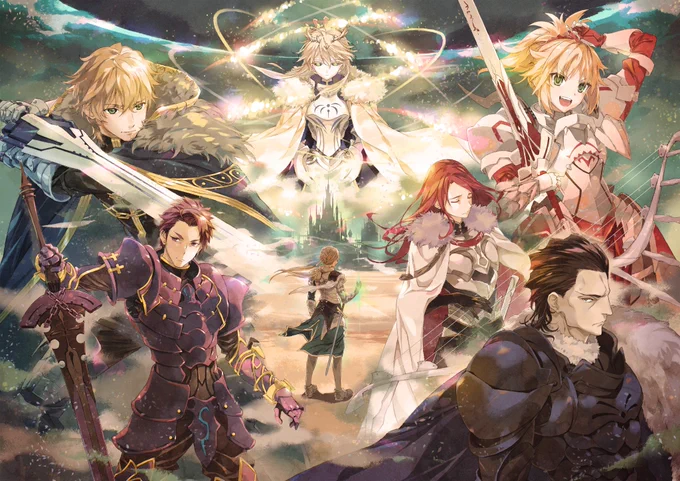 FGO舞台化の際、6章をテーマにしたイメージイラストを描かせていただきました。舞台、とても良いですよ・・・!ぜひ!https://t.co/nfBrXxZwGr 