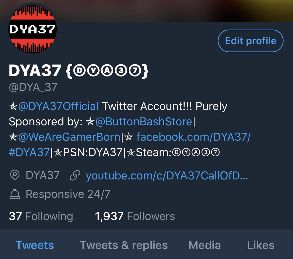 DYA_37's tweet image. I want to thank everyone who has helped me on my social media networks!!! @DYA_37 #DYA37