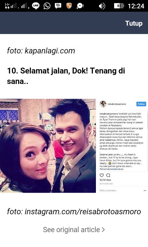 indahjanuarti25's tweet photo. Selamat jalan dokter idola, smoga tenang di alam sana ๐๐ ga nyangka dokter @ryanthamrin ๐ญ๐ญ๐ญ #RIPRyanThamrin #ripryanthamrin #PrayRyanThamrin https://t.co/cRqHmAmwNG