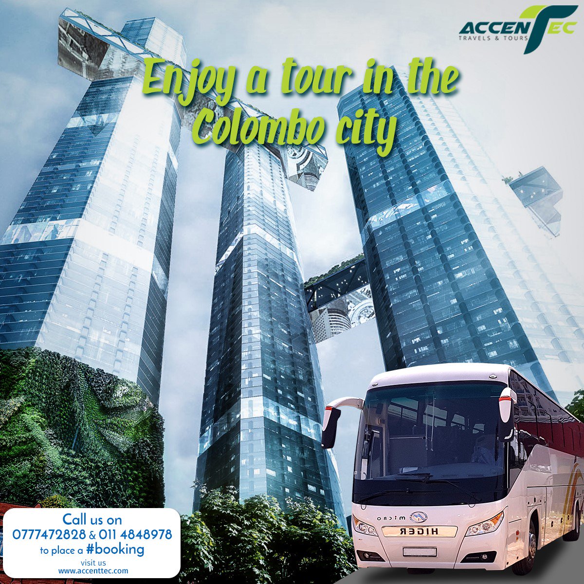 Accentteclk's tweet photo. Enjoy a tour in the Colombo city and capture 360 view of the city from our ever rising skyscrapers.

#weekend #Friends #Family #Accenttec https://t.co/stXgaw2dJk