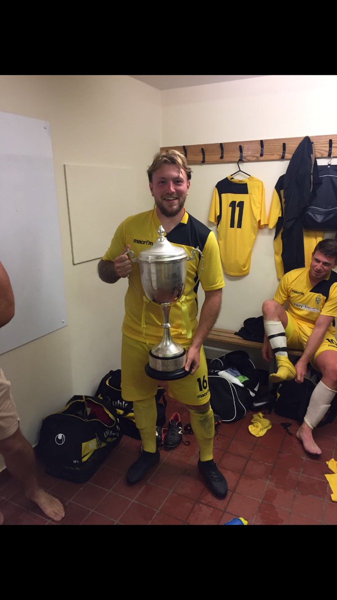 SamDickenn's tweet photo. Another cup final and another trophy last night! Yellow train continues 💛💛 @matkinnn @Dexy10 @OfficalBAFC https://t.co/woU6Z8An4e